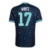 Tyskland Florian Wirtz #17 Bortedrakt VM 2026 Kortermet